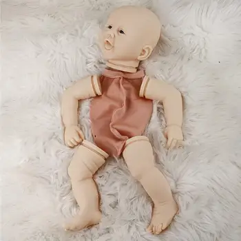 Preporod Baby Doll 17/20Inches Veren Novorojenčka Srčkan Baby Liam Vinil Unpainted Nedokončane Lutka Deli DIY Prazno Lutka Kit Simulatio