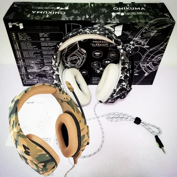 Prikrivanje Slušalke Težka Gaming Slušalke Igra Slušalke Čelade Headset igralec slušalke z Mikrofonom za Xbox Eno PS4 Prenosni RAČUNALNIK