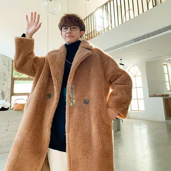 Privathinker 2020 Zimske Moške Priložnostne Parka Korejski Ulične Mode Moških Toplo Zgostitev Plašč Dolg Rokav Oversize Ženska Parka