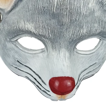 Pustne Maske Miško Polovico Obraza, Cosplay Mačka Masko Usnje Halloween Maškarada Carnival Party Maske Odraslih Igra