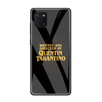 Quentin Tarantino Filmska Zvezda Smešno Pismo Instagram Steklo Ohišje za Samsung Note 10 Lite S20 Plus Ultra A51 A71 A81 Pokrov