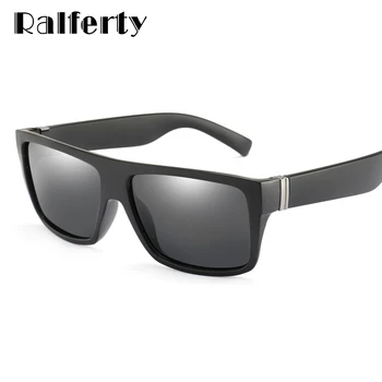 Ralferty Kvadratnih sončna Očala Moških Polarizirana Ribolov, Vožnja Šport sončna Očala Za Moške Moški UV400 Črna Očala Pribor K1048