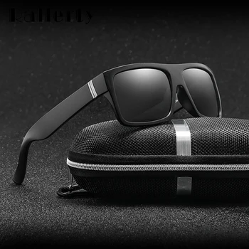 Ralferty Kvadratnih sončna Očala Moških Polarizirana Ribolov, Vožnja Šport sončna Očala Za Moške Moški UV400 Črna Očala Pribor K1048