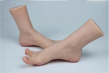 Realno Manekenka Lutke noge z okostje, nogi lahko storite omejeno gibanje, silikonski simulacije stopala model