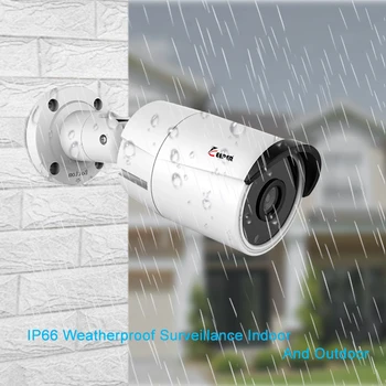 Rejec H. 265 1080P 2MP Bullet IP Kamera Zunanja Varnost CCTV Kamere 12V Ali 48V PoE Neobvezno P2P Zaznavanje Gibanja ONVIF