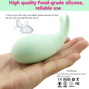 Ribe Vibracijsko Jajce Vagina Vibrator USB Polnjenje G Spot Massager Adult Sex Igrače za Ženske Stimulacijo Ščegetavčka