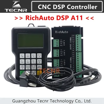 RichAuto DSP A11 CNC krmilnik A11S A11E 3 osi Motion Controller odd. Za CNC graviranje in rezanje angleški različici TECNR