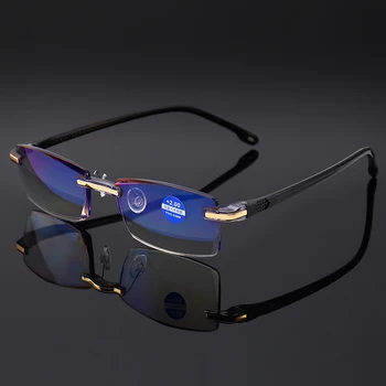 Rimless Računalnik Obravnavi Očala Lahke Bralci Ultra Udobje Kakovosti Stekla za Branje Moške in Ženske +1.0 +1.5 +2.0 +2.5 18147