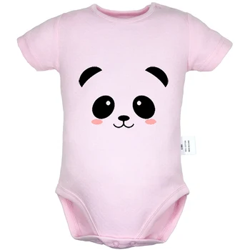 Risanka gong Fu Panda Natisnjeni 6-24M Newborn Baby Dekle Fantje Oblačila, Kratek Rokav Poletje Romper Jumpsuit Obleke Bombaž