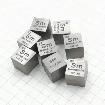 Samarija Kovino 10 mm Gostota Kocke 99.9% Čisti Element za Zbiranje