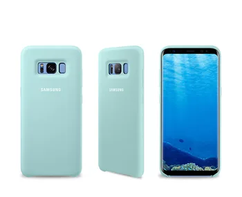 SAMSUNG Original Silikon Primeru Mobilni Telefon Pokrovček za Samsung S8 S8plus S8 Plus S8+ SM-G Moda Mehko Hrbtni Pokrovček Silikonsko Ohišje