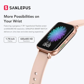 SANLEPUS 2020 NOVE Bluetooth Klice Pametno Gledati Moški Ženske Nepremočljiva Smartwatch MP3 Predvajalnik Za NASPROTNEGA Android, Apple Xiaomi Huawei
