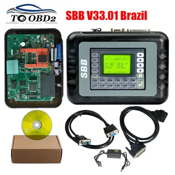 Sbb 33.01 Brasil Auto Tipko Programer SBB V33.01 Obd2 Tipko za Kavo Programiranje za GM Pin Kodo Immobilizer OBD2 Transponder Brazilija