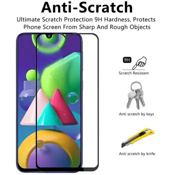 Screen Protector For Samsung M31 M51 M21 Galaxy A51 Stekla A50 50 51 A71 A20 s A20E A31 A41 A21S A01 A70 A20S Zaščitno Steklo