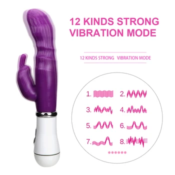 SEAFELIZ12 Hitrosti Močno Rabbit Vibrator, Klitoris Stimulator G-spot Massager, Sex Igrače Za Ženske Ženski Masturbator Za Odrasle