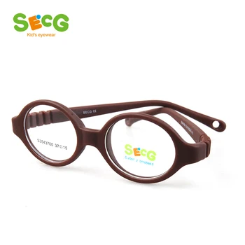 SECG Krog Prilagodljiv Optični Otrok Kozarci Plastični Okvir Unisex TR90 Otroci Očala za Kratkovidnost Pogled Otroci Očala Očala 16957