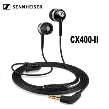 Sennheiser CX400II 3,5 mm Žične Stereo Slušalke Bas Slušalke Šport Čepkov Natančnost HI-fi Slušalke za iPhone/Samsung/XiaoMi
