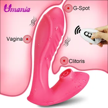 Sesanju Dildo, Vibrator za ženske Klitoris Nastavek Bedak Orgazem Stimulator Vagine, G-spot Daljinski upravljalnik Sex Igrače za Ženske