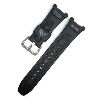 Silikonske Gume Watch Band Za Casio G-shock FHBN-40T/240T Watch Pribor Črni Šport Nepremočljiva Zamenjava Zapestnica Trak