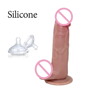 Silikonski debele dildo Falos xxl velike erotično adult sex igrače za ženske realne gume penis priseska ženska masturbacija