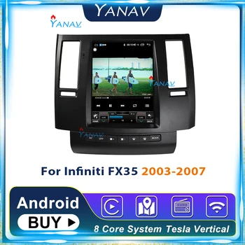 Sistema Android, GPS Navigacija Za Infiniti FX35 2003-2007 Avto Radio Multimedijski Predvajalnik DVD-jev, 2 Din Stereo Sprejemnik Tesla slog