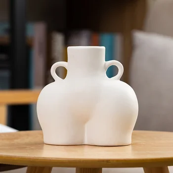 Skandinavski Slog Doma Simulacije Človeško Telo Umetnost Keramične Vaze Dekoracijo Obrt Dekoracijo Keramične Vaze Namizno Dekoracijo