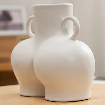 Skandinavski Slog Doma Simulacije Človeško Telo Umetnost Keramične Vaze Dekoracijo Obrt Dekoracijo Keramične Vaze Namizno Dekoracijo