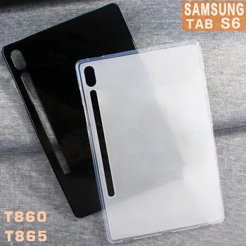 Slim ohišje Za Samsung galaxy Tab S6 10.5 T860 Tablet TPU ohišje Za Samsung Tab S6 10.5 palčni Funda 2019 SM T865 Jasno, mehko primeru