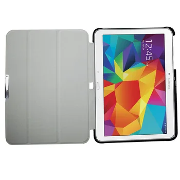 Sm-t530 t535 t531 tablet stojalo pokrov ohišje za Samsung Tab 4 10.1 Ultrathin slim usnje smart cover primeru magnetni auto sleep 325