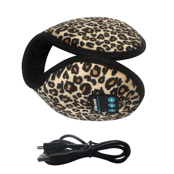 Smučanje Slušalke Bluetooth Naušniki Handfree Zimski Tek Uho Toplejše za Polnjenje Brezžično HD Predvajalnik Glasbe Vgrajen Zvočnik 29180