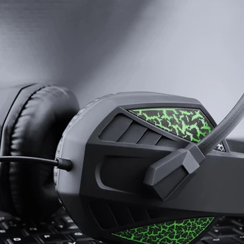 SOONHUA Gaming Slušalke Slušalke Stereo Surround Slušalke Slušalke Z za Zmanjšanje Hrupa Mikrofon Za PS4 Za Xbox Ene Laptop