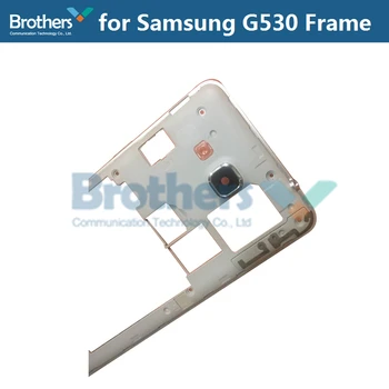 Srednja Okvir Za Samsung G530 Sredini Plošče Z Objektiva + Gumbi za Samsung Galaxy Grand Prime G530 G530H Zamenjava AAA