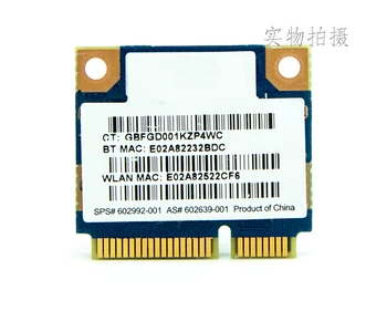 SSEA Kartico za Ralink RT3090 RT3090BC4 802.11 bgn half MINI PCI-E WIFI Brezžični Bluetooth 3.0 300Mbps SPS 602992-001