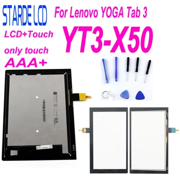 STARDE Zamenjava LCD 10.1 palčni Lenovo YOGA Zavihek 3 YT3-X50 YT3-X50F YT3-X50M LCD-Zaslon, Zaslon na Dotik, Računalnike Skupščine