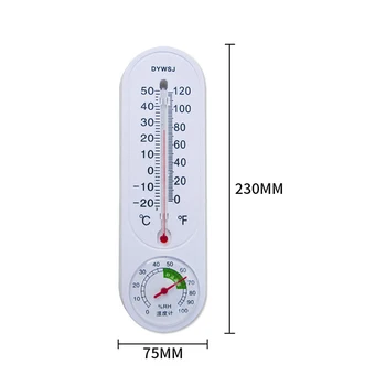 Steni Visi Termometer, Higrometer Temperatura Za Analogni Gospodinjski Notranji Steni Visi Vremenske Postaje Tester Ukrep Doma