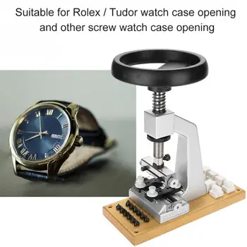 Strokovno 5700# Klopi Watch Primeru za odpiranje S Kovinsko Bazo Watchmaker Watch Orodje za Popravilo Kompleti za Rolex Tudor Vijak Watch Odpirač