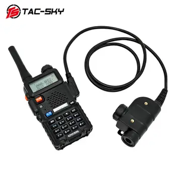 TAC-NEBO taktične vojaške slušalke napajalnik, walkie-talkie PG U94 PRITISNI in govori je primerna za lov zmanjšanje hrupa streljanje slušalke