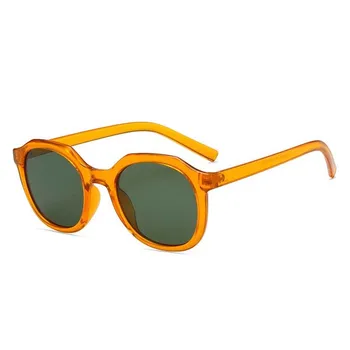 TAKO&EI Retro Okrogla sončna Očala Ženske Modni Jelly Barvo Očal Ženske Nezakonitih Trendi sončna Očala Odtenki UV400