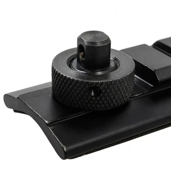 Taktično Airsoft Puška za Lov Streljanje Bipod Weaver Železniškega Zanko Stud Vrtljivi Picatinny Režo Adapter 20 mm Bipod Adapter