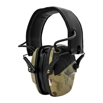 Taktično elektronski streljanje slušalke zaščitna naušniki, opremo za zaščito sluha zmanjšanje hrupa slušalke Multi Cam Prikrivanje 7995