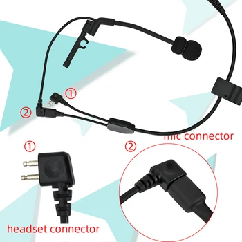 Taktično peltor comtac Y skladu kabel skupščine taktično slušalke opremo, ki je primerna za taktično comtac streljanje slušalke