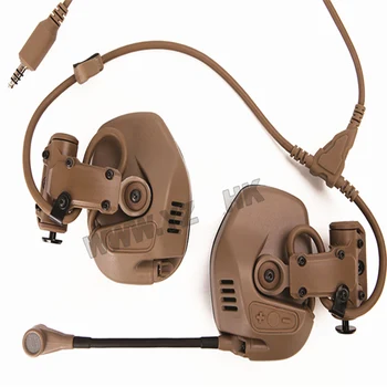 Taktično RAC Slušalke Zmanjšanje Hrupa za Hitro Pomorski SF Highcut Dežurni Čelada LOKA Vodnik Železniškega Mošnje