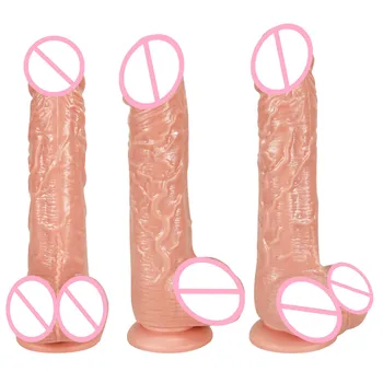 Teleskopsko Dildo Daljinski Nadzor Ogrevanja Dildo za Ženske Realističen Penis Vibratorji Lezbični Seks Igrača Silikonski Big Dick Masturbacija