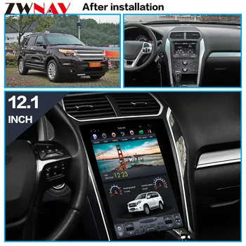 Tesla Slog Android 9.0 Avto Player, GPS Navigacija Za Ford Explorer 2011+ MAC Glavo Enota Multimedijski Predvajalnik, Radio magnetofon HD