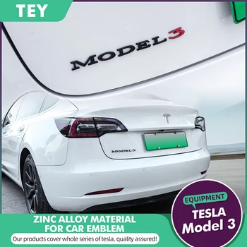 TEY Model3 SpaceX Nalepke Za Tesla Model 3 Črke Rep Pismo Nalepke Avto Dodatki 2020 Model Treh Y Model X-E Pribor