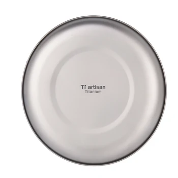 Tiartisan Nov prihod na Prostem Taborjenje Tablice Titana D195mm Ploščo jed sadna solata ploščo piknik Pizza Pan Namizna ploščica