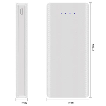 Tip C podatkovnega kabla USB je Baterija Škatla za Shranjevanje 8x18650 DIY Mobile Power Bank 5V Dvojno Mobilni Telefon Polnilnik Primeru Za IPhone X Za Samsung S10 Plus
