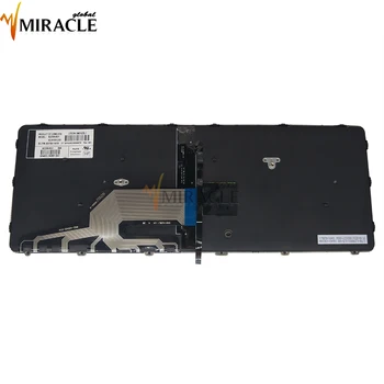 Tipkovnica za HP ProBook 430 G3 G4 440 G3 G4 445 G3 SP španski LA 822338-BG1 SG-81510-2XA črna z osvetljen prikazovalnik Kaže kabel