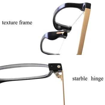 Titana Magnetni Zložljive Obravnavi Očala Pol okvir Objektiv Unsiex Retro Zložljiva Presbyopia Očala Z ohišjem+1.00+1.50+2.00