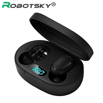 TWS Brezžične Slušalke Bluetooth 5.0 LED Zaslon Samodejno Seznanjanje Slušalke Stereo Nepremočljiva Zmanjšanje Hrupa Slušalke PK A6S